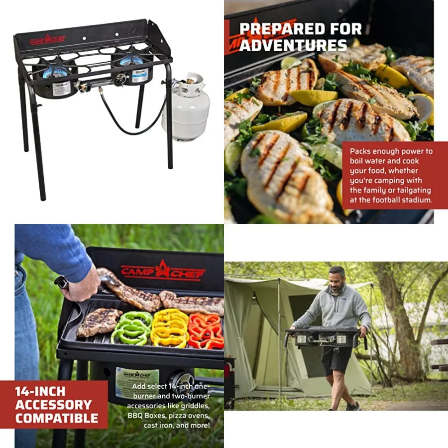EX60LW Explorer 2 Burner Outdoor Camping Modular Stove