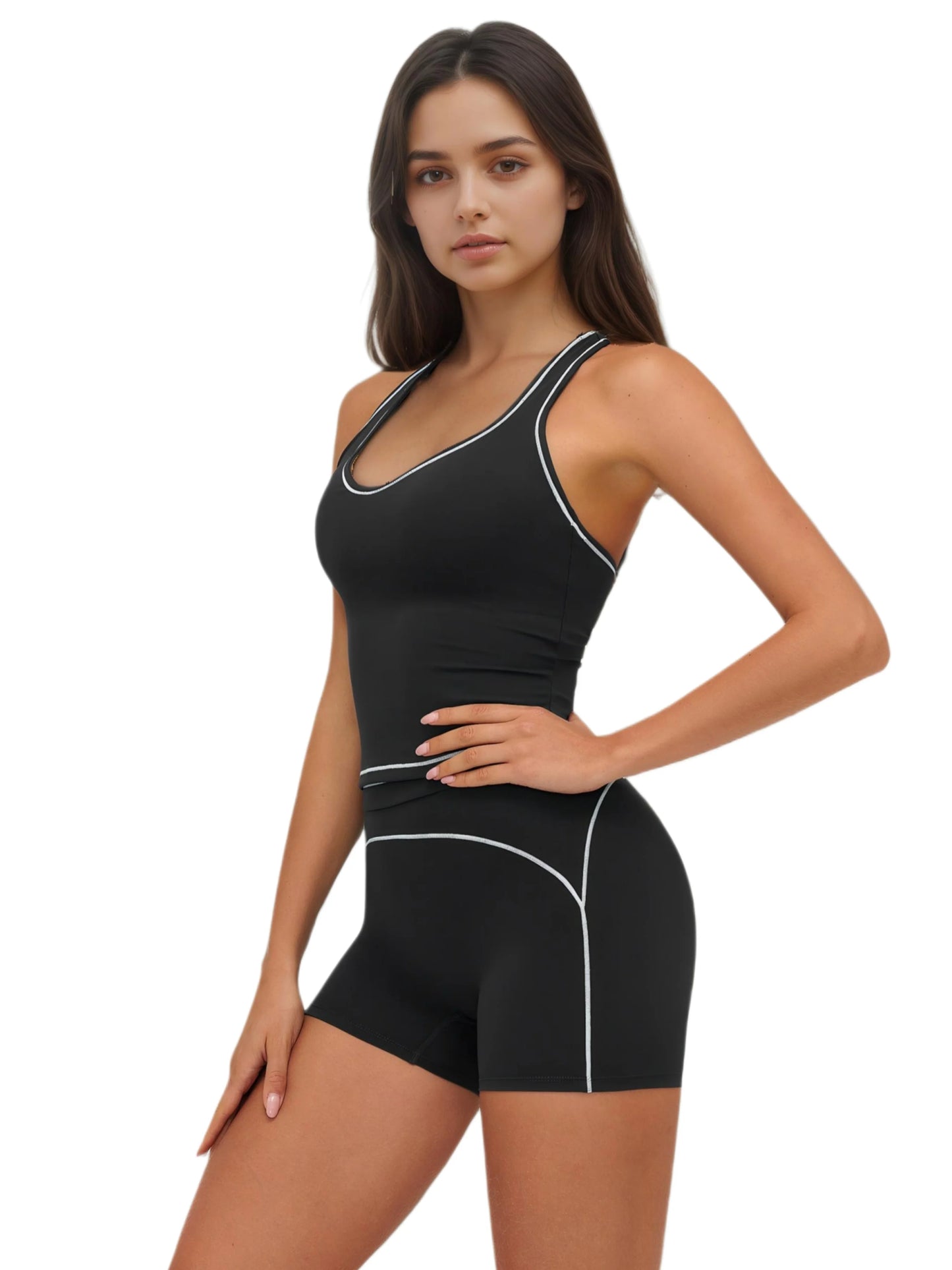 Airila 2-Piece Yoga Set With Removable Pads And 4-Way Stretch