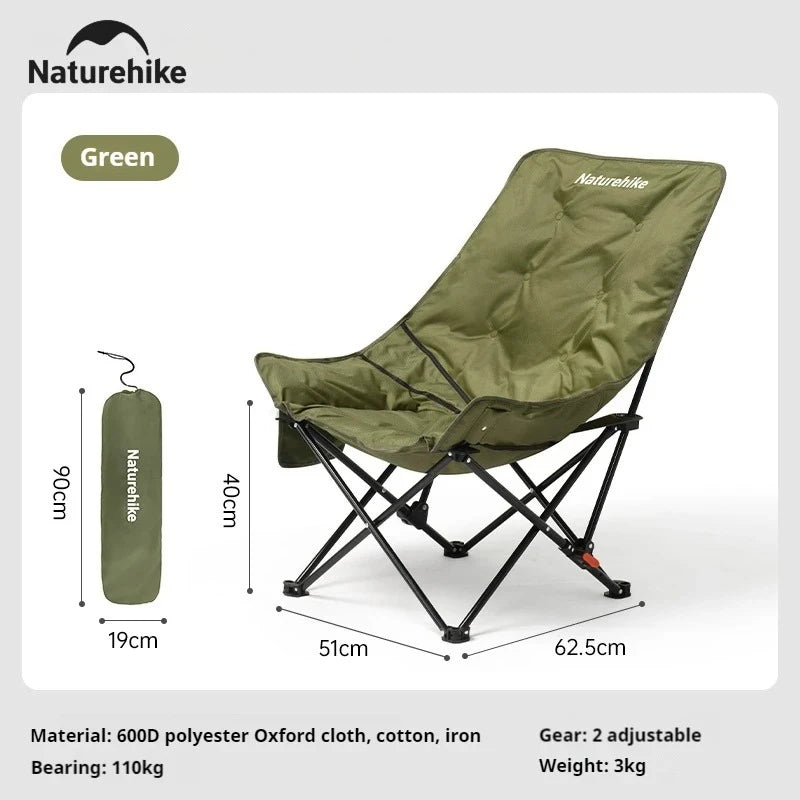 Naturehike Moon Chair High Back Folding Lounge Camping Outdoor