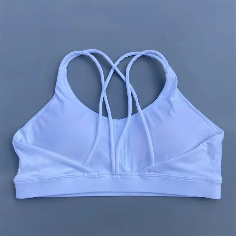 Women Cross Training Bra With Chest Pad For Gym Yoga