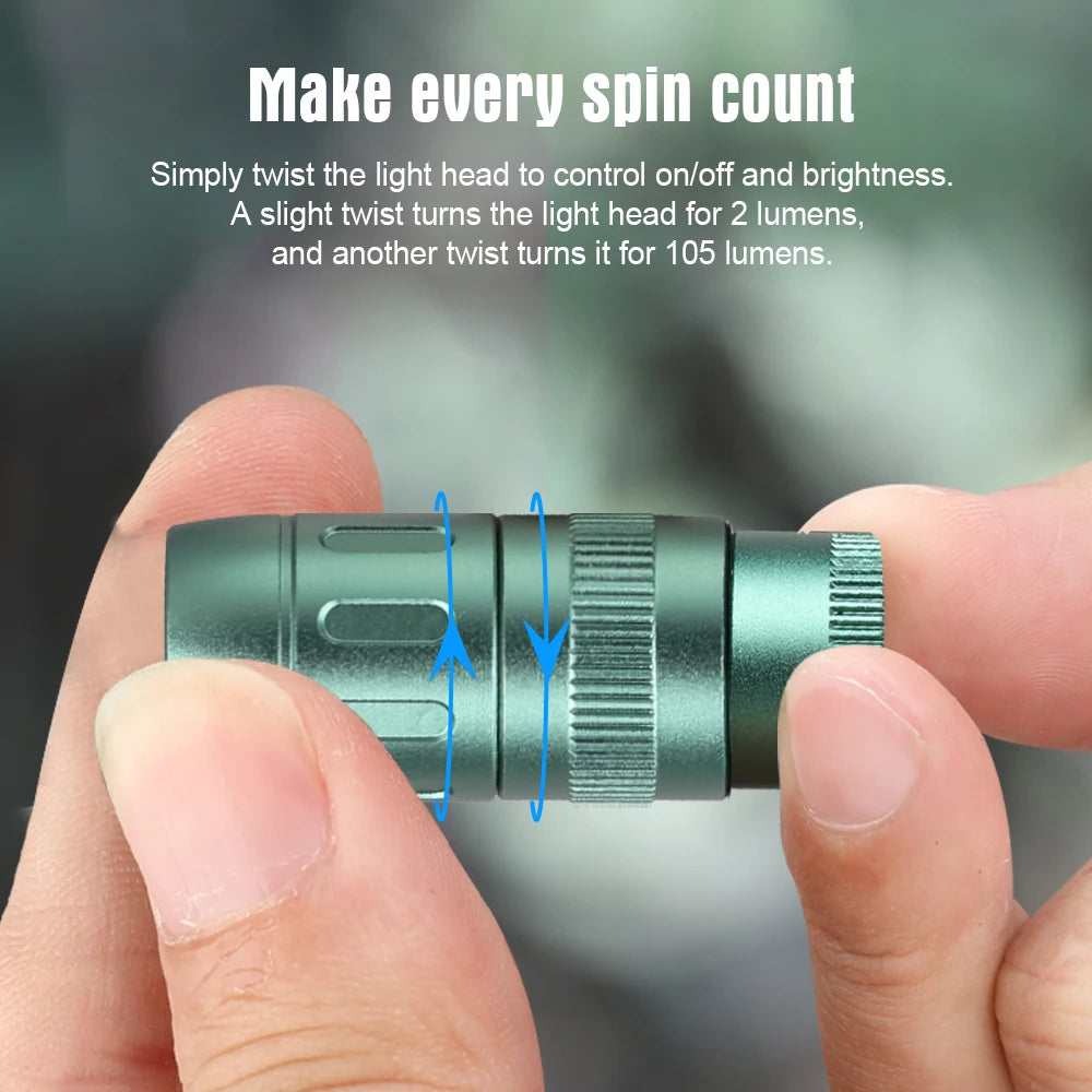TrustFire MINIE EDC Flashlight Magnetic LED Rechargeable Keychain