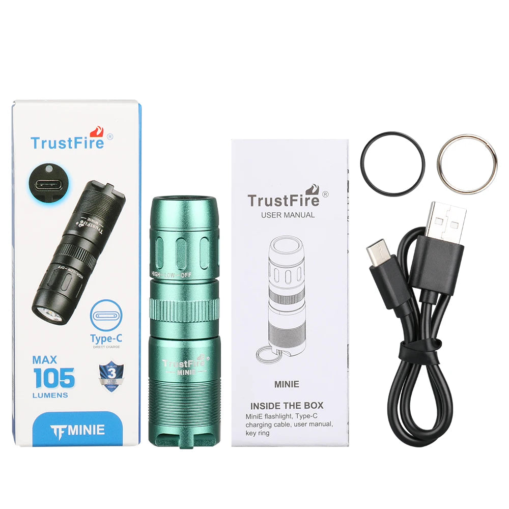 TrustFire MINIE EDC Flashlight Magnetic LED Rechargeable Keychain