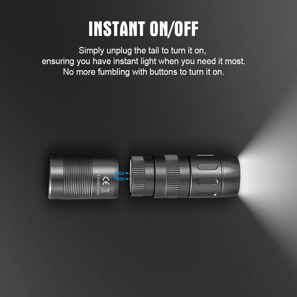 TrustFire MINIE EDC Flashlight Magnetic LED Rechargeable Keychain