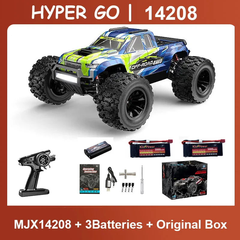 Jyscend MJX Hyper Go 4WD Brushless RC Car Offroad Performance