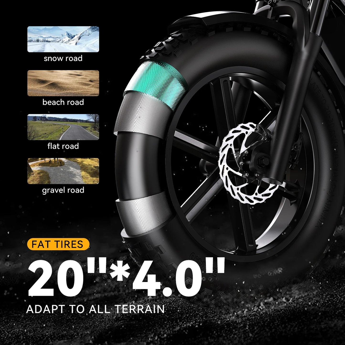 CYBERVELO EK11 1600W Full Suspension Electric Bike