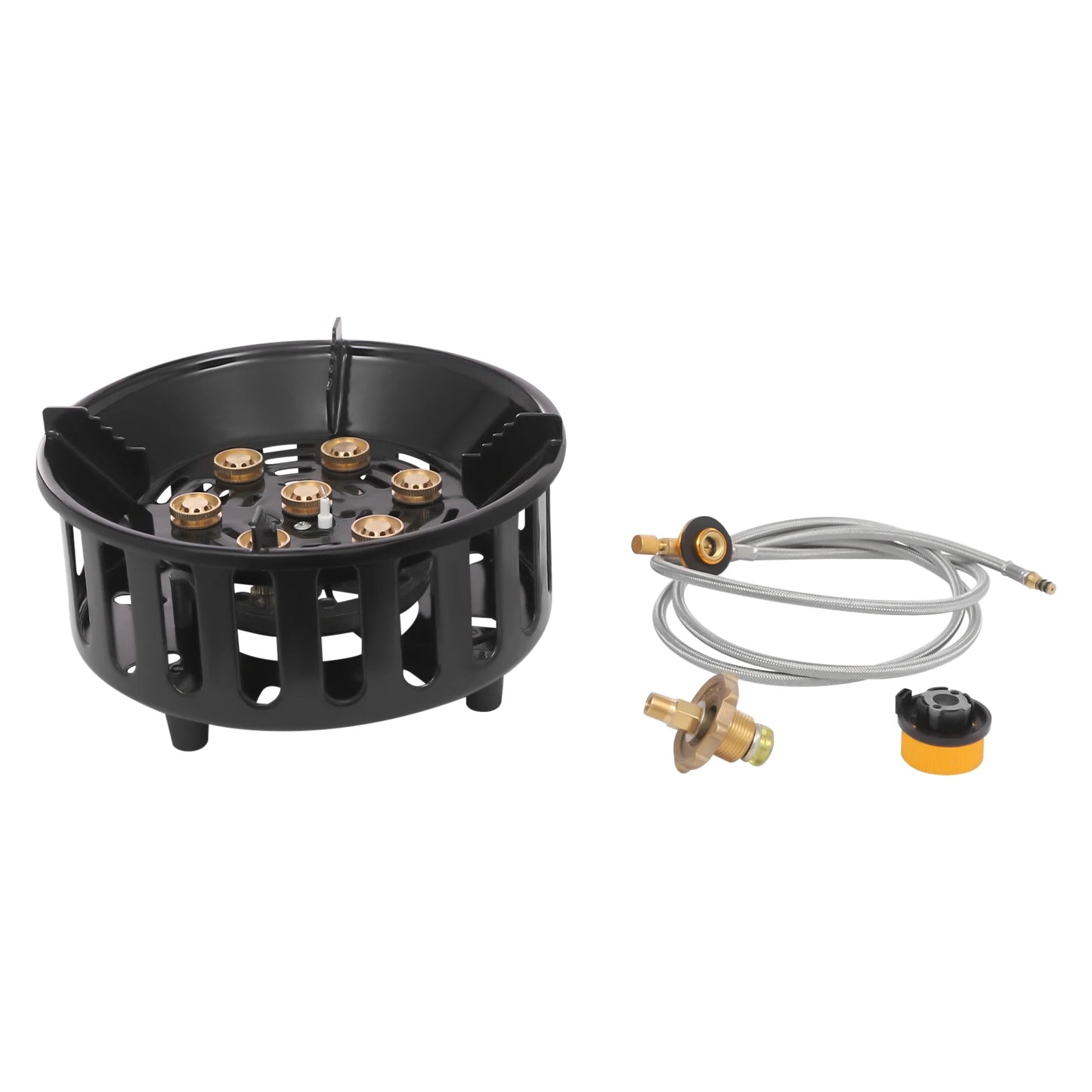 21000W Portable Butane Camping Stove with Adapters Propane Gas Stove