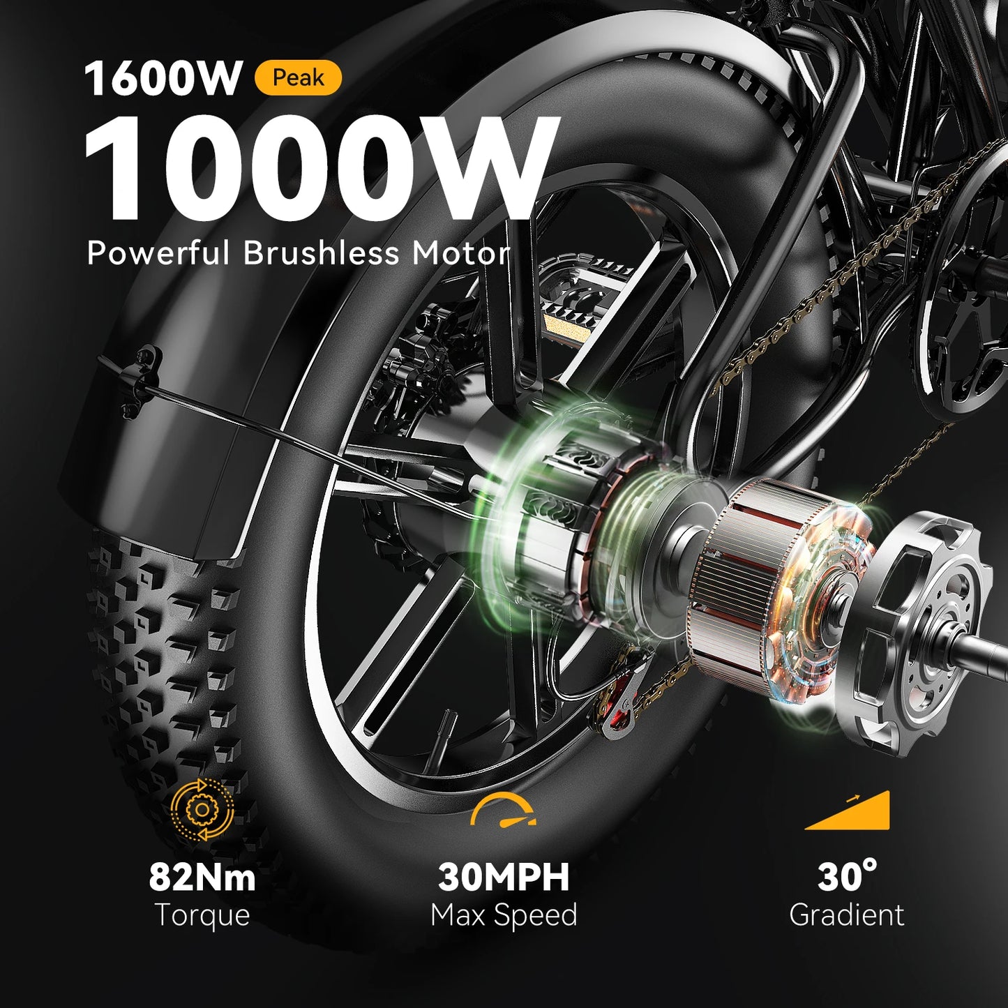 CYBERVELO EK11 1600W Full Suspension Electric Bike