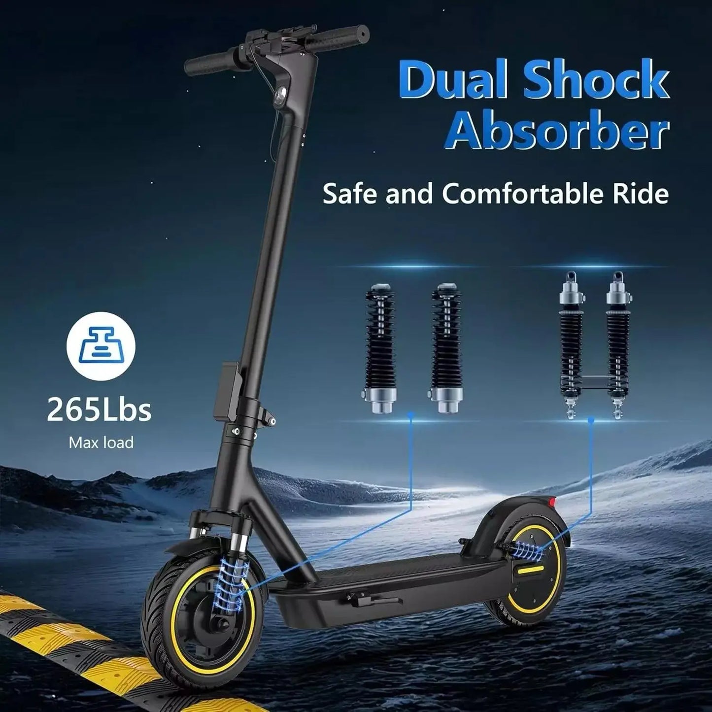 AOVOPRO ESMAX Electric Scooter 500W 22MPH Foldable App Enabled
