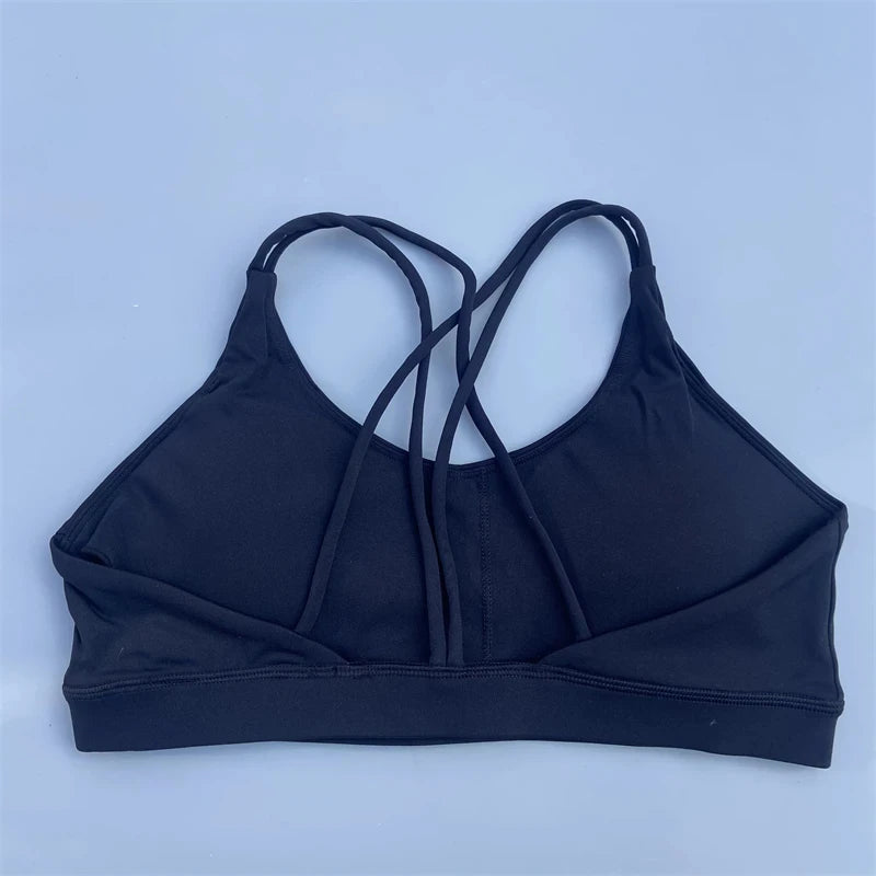 Women Cross Training Bra With Chest Pad For Gym Yoga