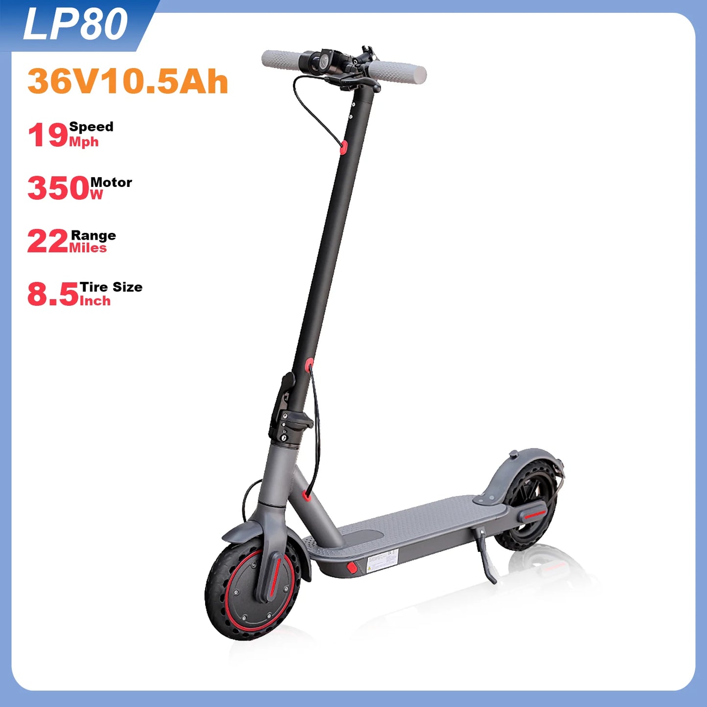 AOVOPRO LP80 Electric Scooter 36V 350W Long Range Commuter