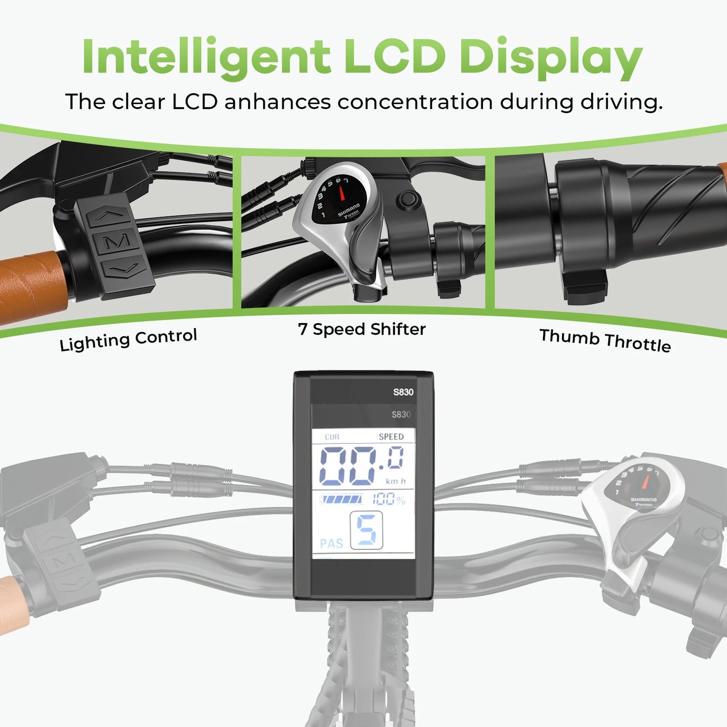 CYBERVELO EK2 1000W Electric Bike For Adults 14Ah Battery