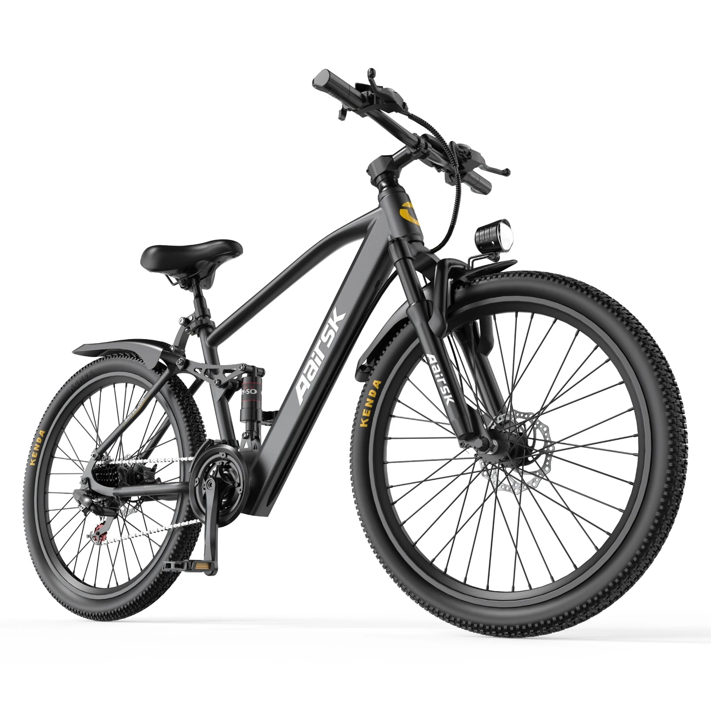 EOEOTWO Electric Fat Tire Mountain Bike 1500W Peak Motor