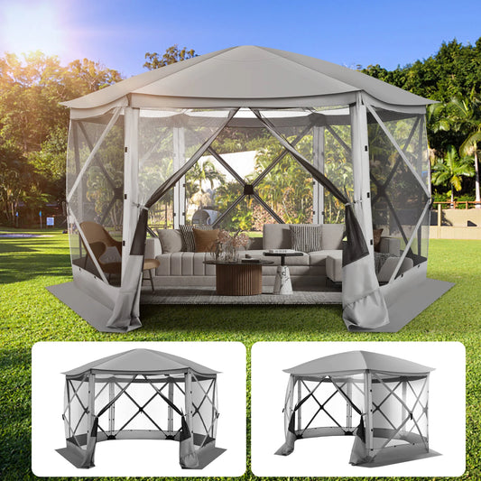Cobizi Pop Up Gazebo Screen Tent With Removable Roof