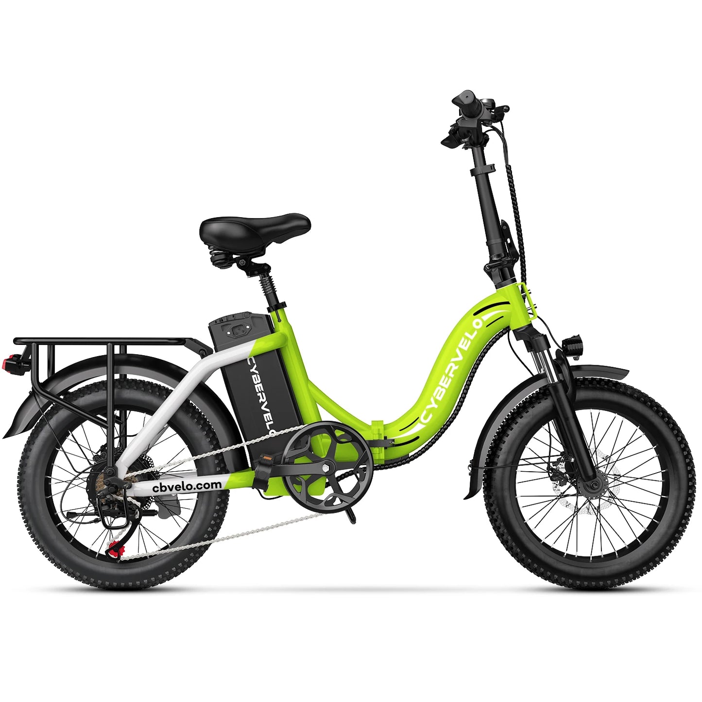 CYBERVELO 1000W Electric Fat Tire E Bike Foldable EK4 EK5