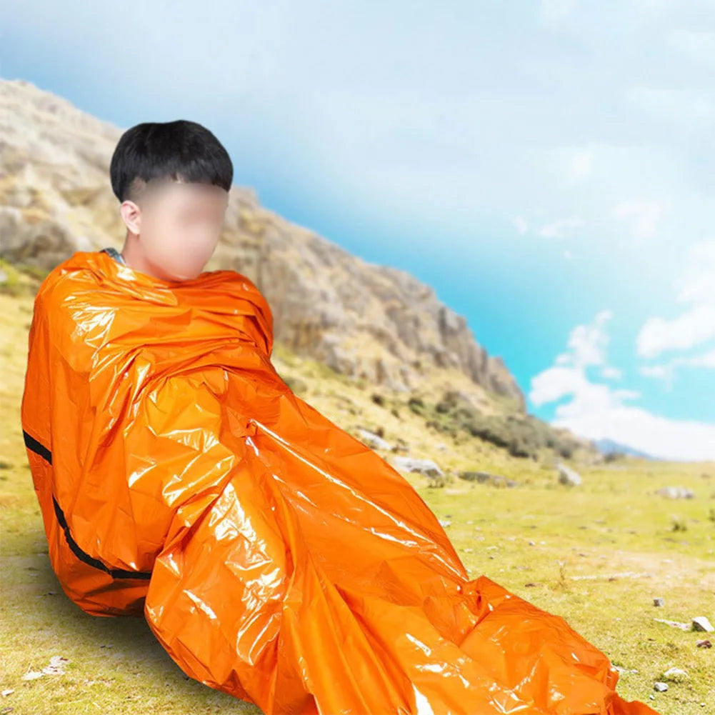 APWIKOGER Emergency Mylar Thermal Blanket Survival Sleeping Bag