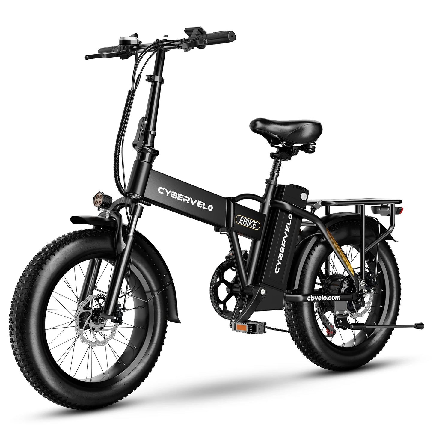 CYBERVELO 1000W Electric Fat Tire E Bike Foldable EK4 EK5