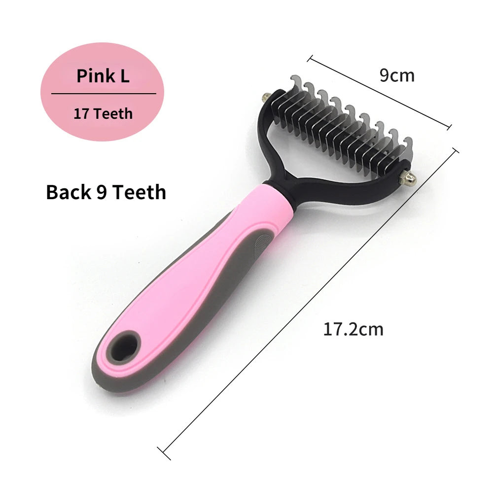 YOUSE Professional Pet Deshedding Brush For Dogs And Cats