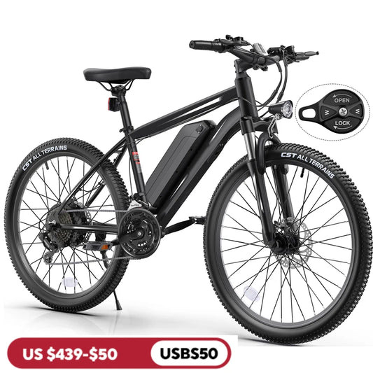 Vivi Electric Bike With Removable Battery 500W Peak Motor