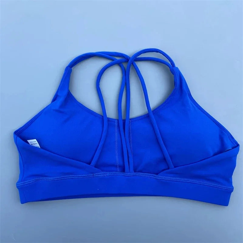 Women Cross Training Bra With Chest Pad For Gym Yoga